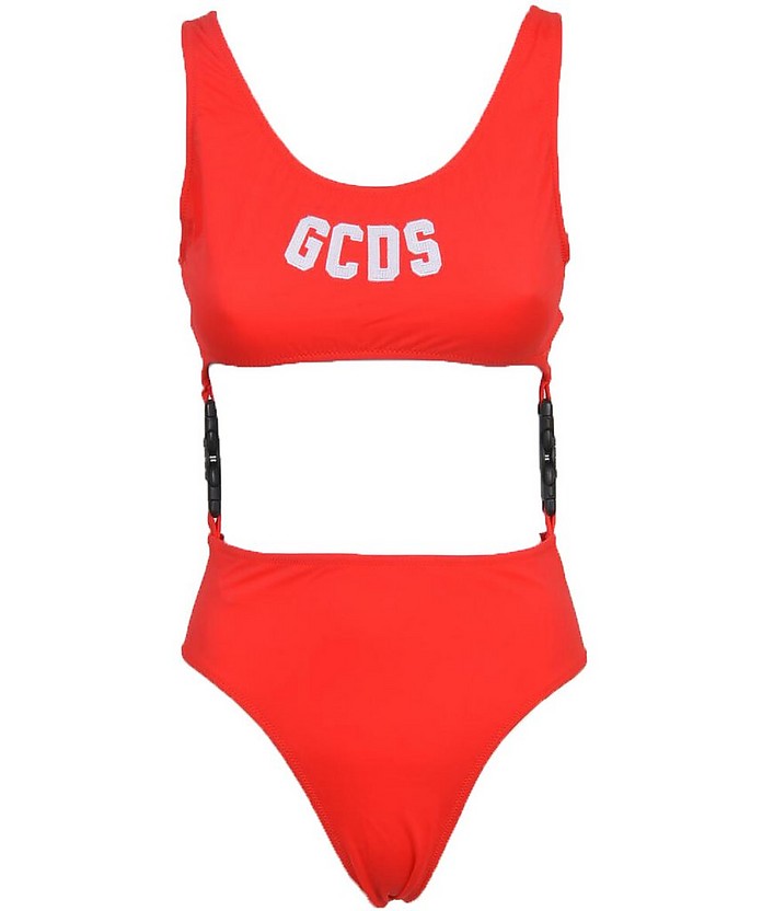 Women's Red Swimsuit - GCDS