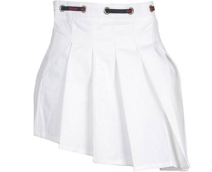 Women's White Skirt - GCDS