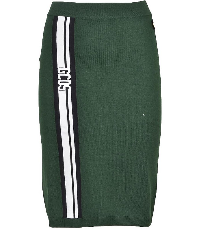 Women's Green Skirt - GCDS