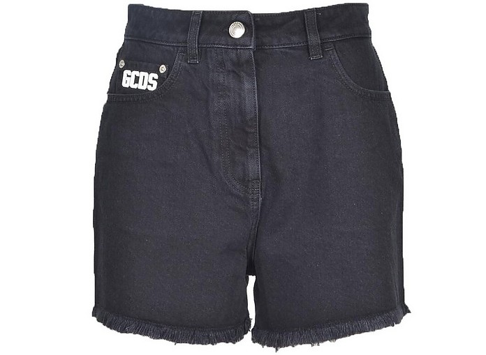 Women's Black Shorts - GCDS