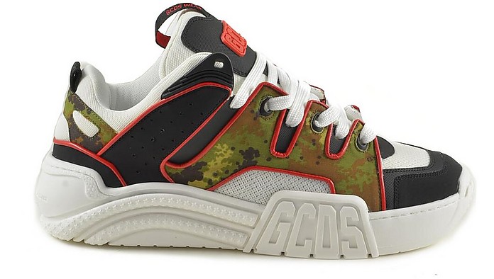 Men's Camouflage Chunky Sneakers - GCDS
