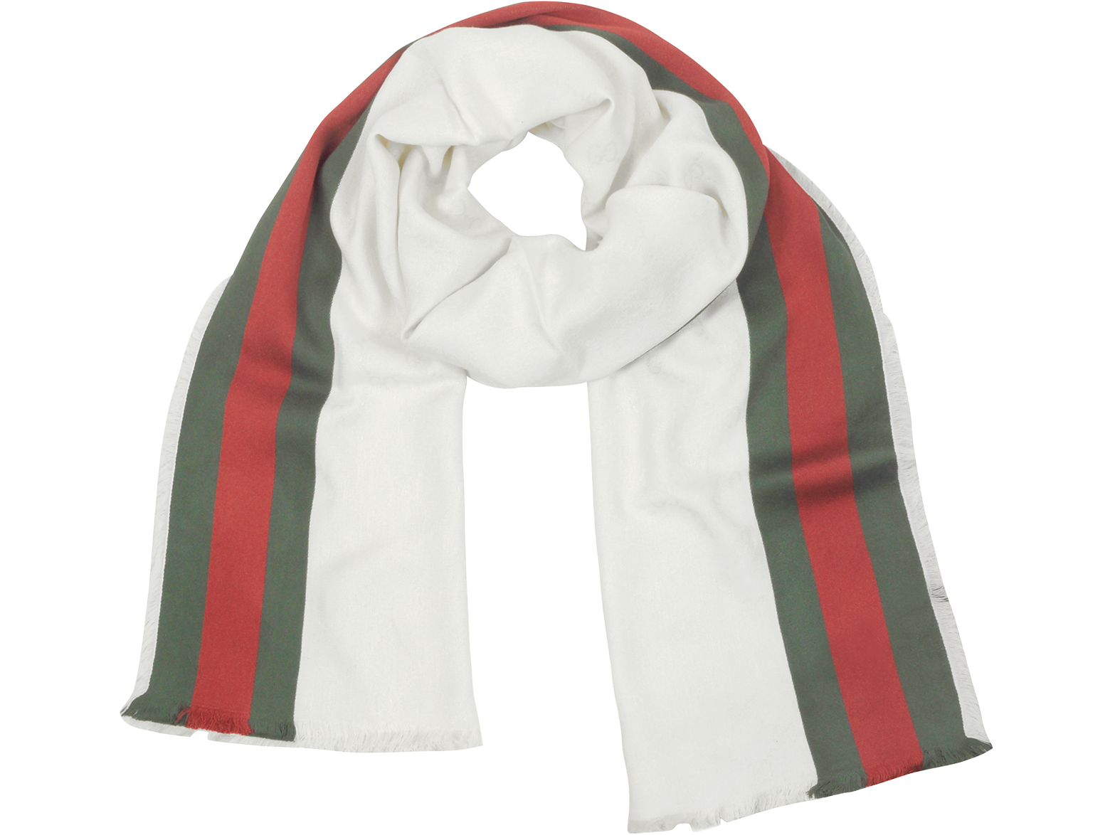 قصف التنقل ليما gucci scarf white 