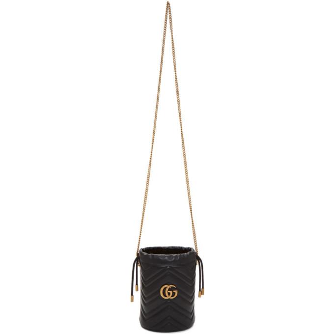 mini gg marmont 2.0 quilted leather bucket bag