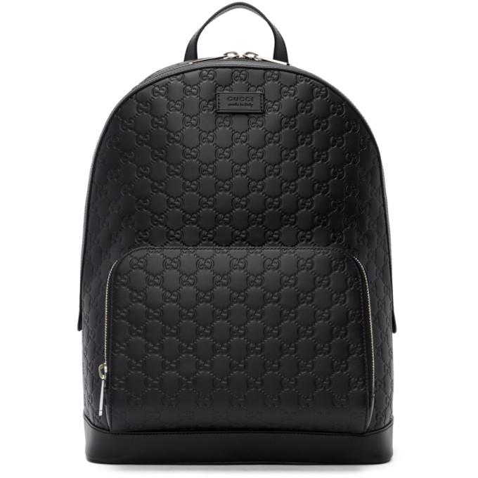 gucci black backpack price