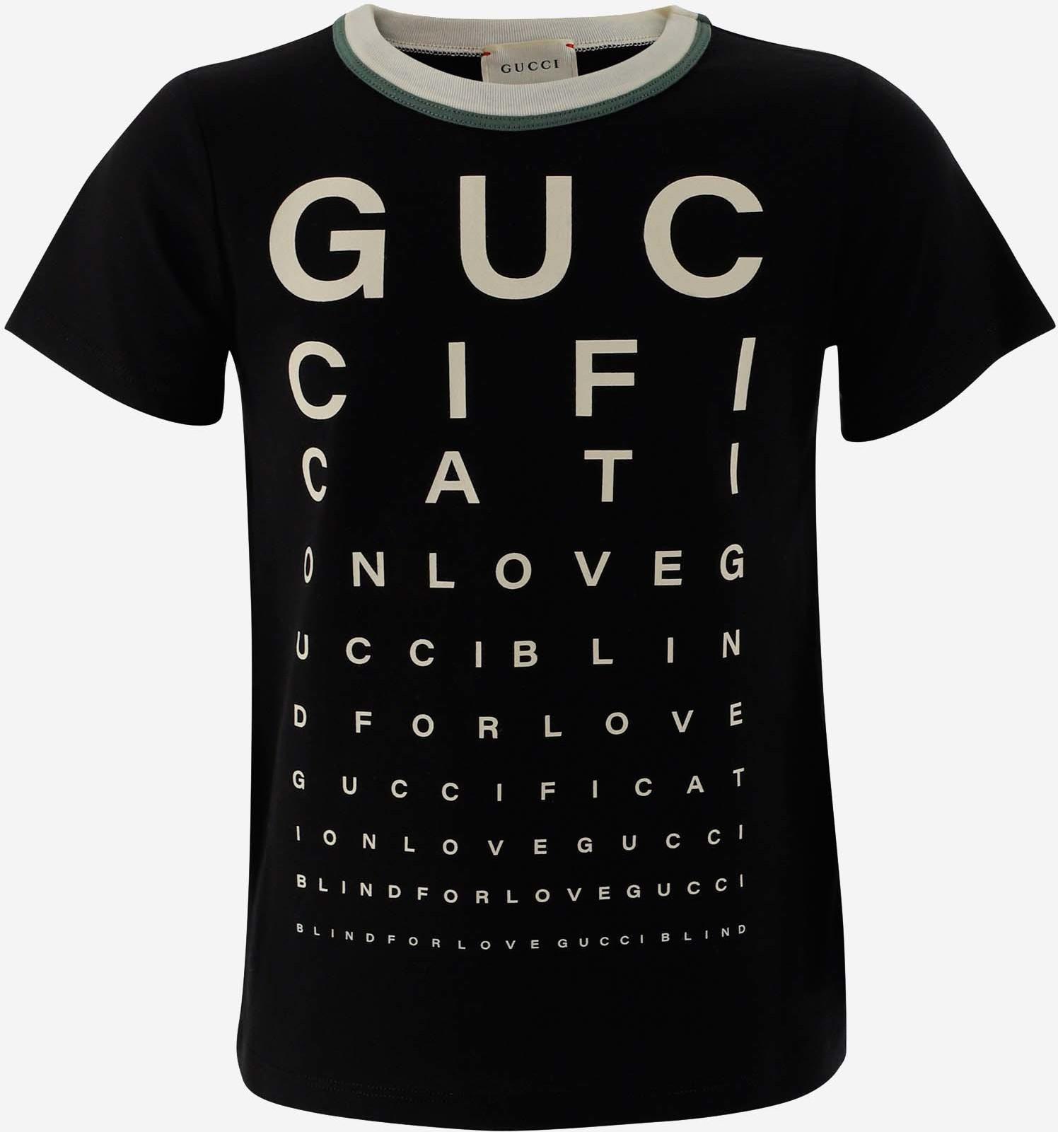 gucci black and white t shirt