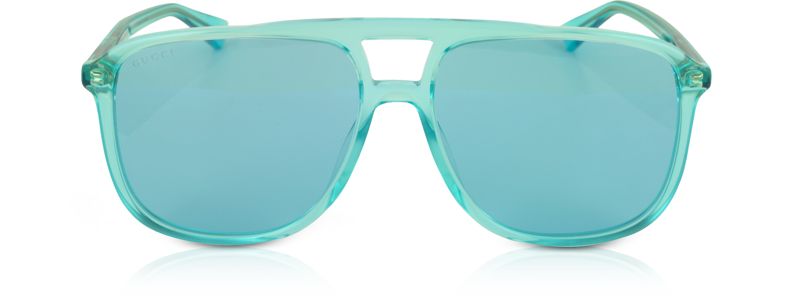 gucci sunglasses blue frame