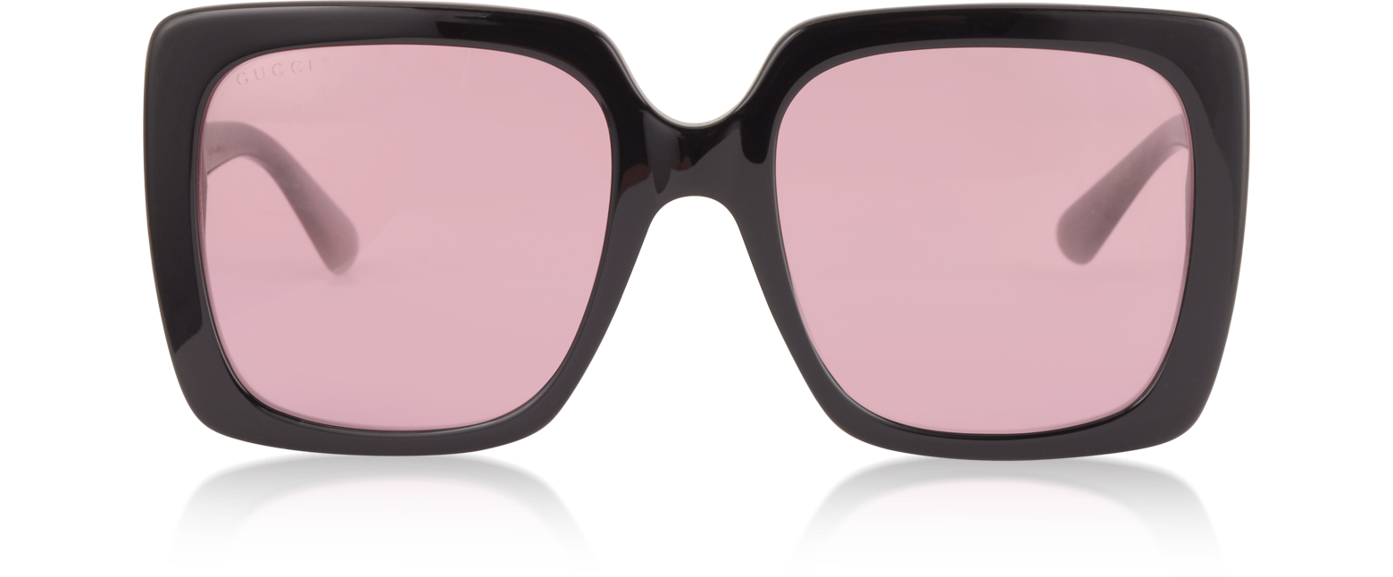 Gucci rectangular-frame Sunglasses, Black