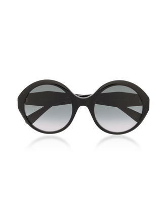 Saint Laurent Gold/Green Rimless Shield Unisex Sunglasses at FORZIERI