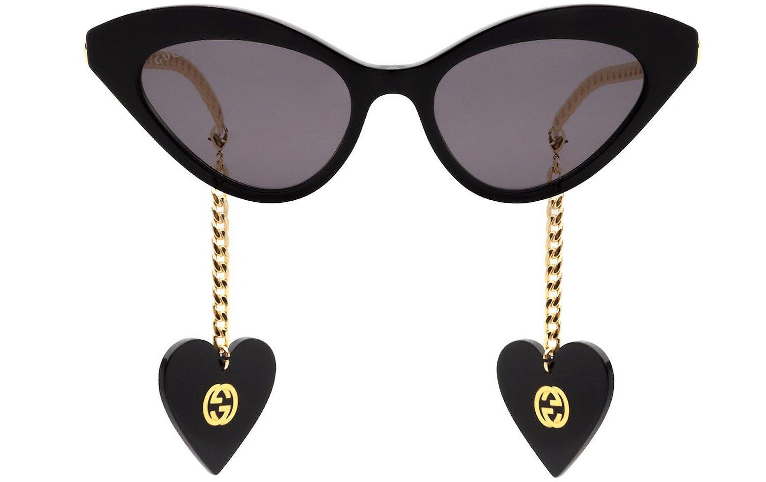 Gucci Eyewear heart-charm cat-eye Sunglasses - Farfetch