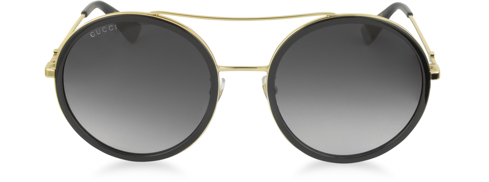 black round gucci sunglasses
