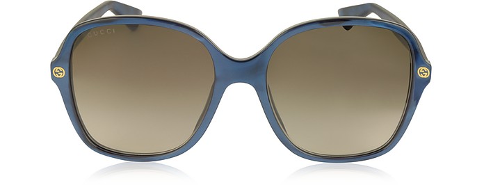 GG0092S Acetate Square Women's Sunglasses - Gucci