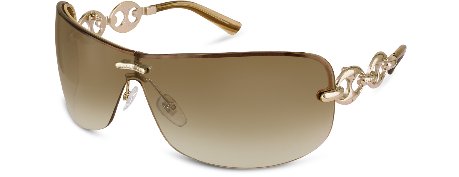 gucci chain link sunglasses