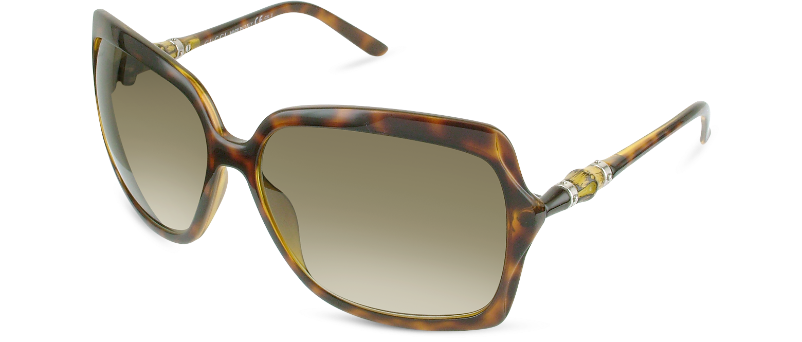 gucci bamboo sunglasses brown