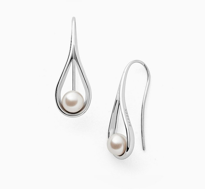 Agnethe Stainless Steel Women's Earrings - Skagen / XJ[Q
