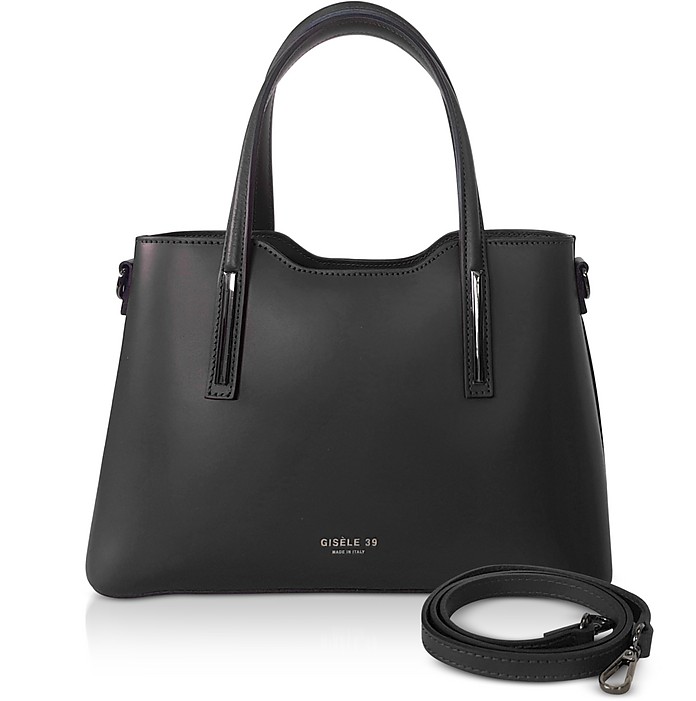 Genuine Leather Top-Handle Bag - Gisèle 39