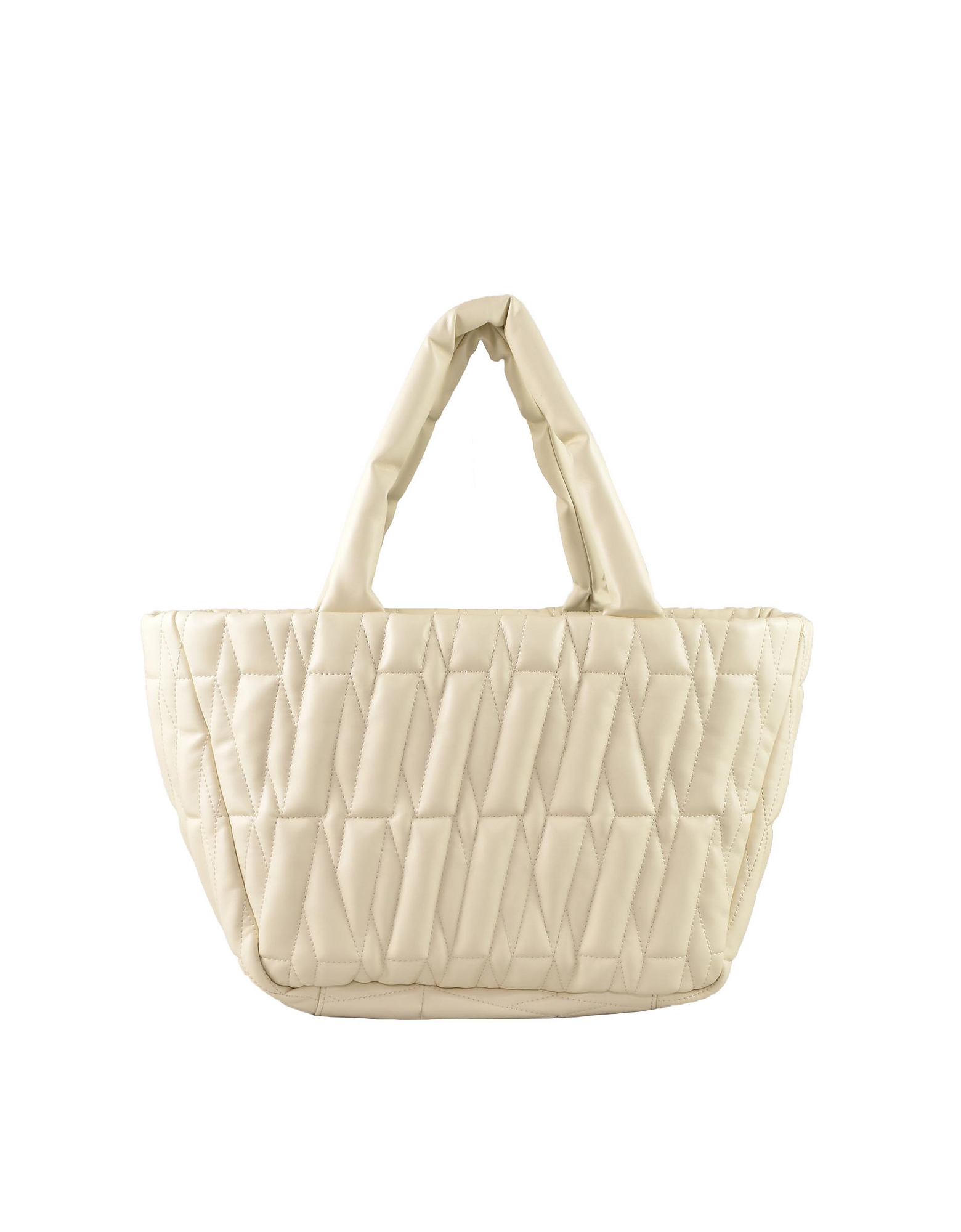 Msgm Designer Handbags Women's Cream Handbag In White