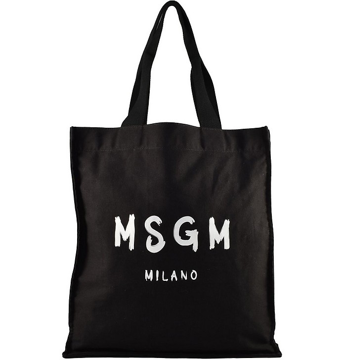 Men's Black Handbag - MSGM