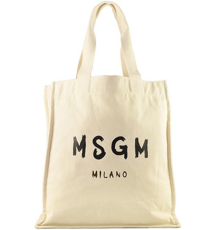 Men's Ivory Handbag - MSGM