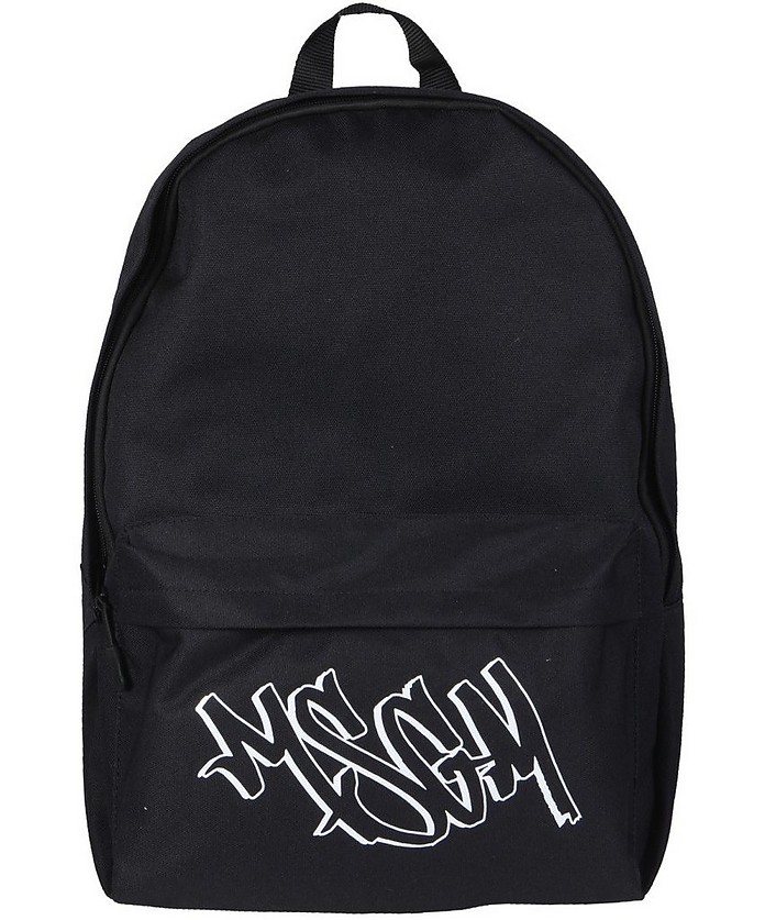 Backpack With Logo Print - MSGM