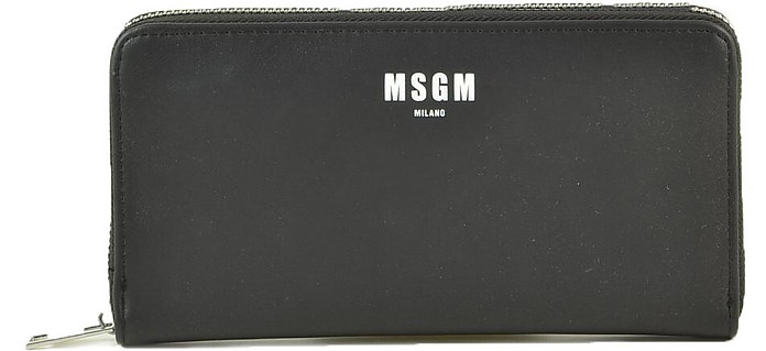 Women's Black Wallet - MSGM