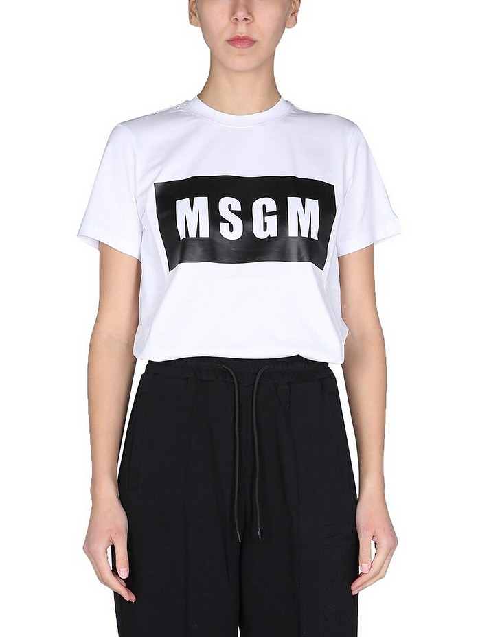 Logo Box T-Shirt - MSGM