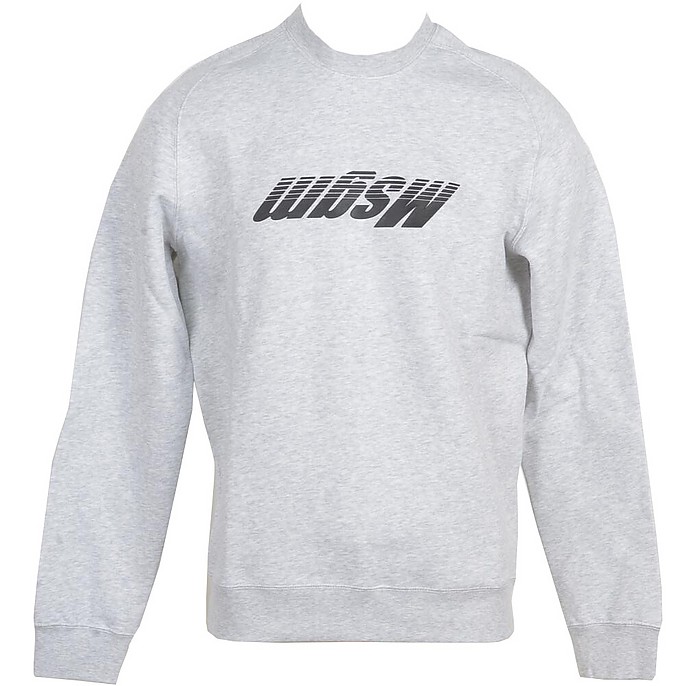 Men's Gray Sweatshirt - MSGM
