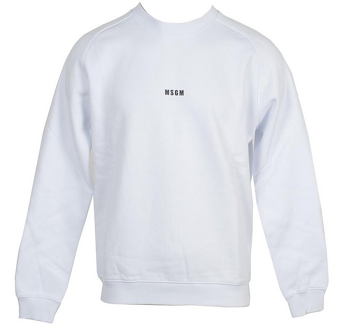 Men's White Sweatshirt - MSGM