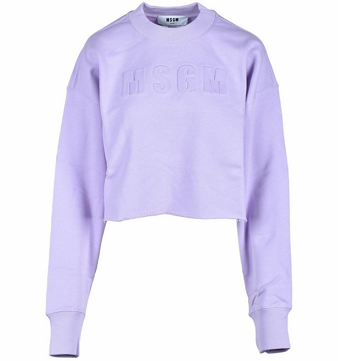 Women's Lilac Sweatshirt - MSGM