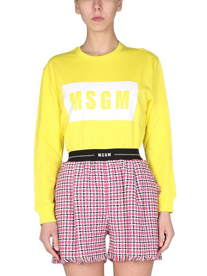 Logo Box Sweatshirt - MSGM