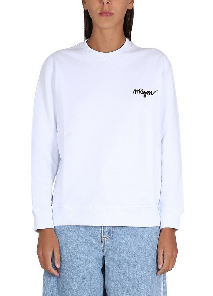 Sweatshirt With Logo - MSGM
