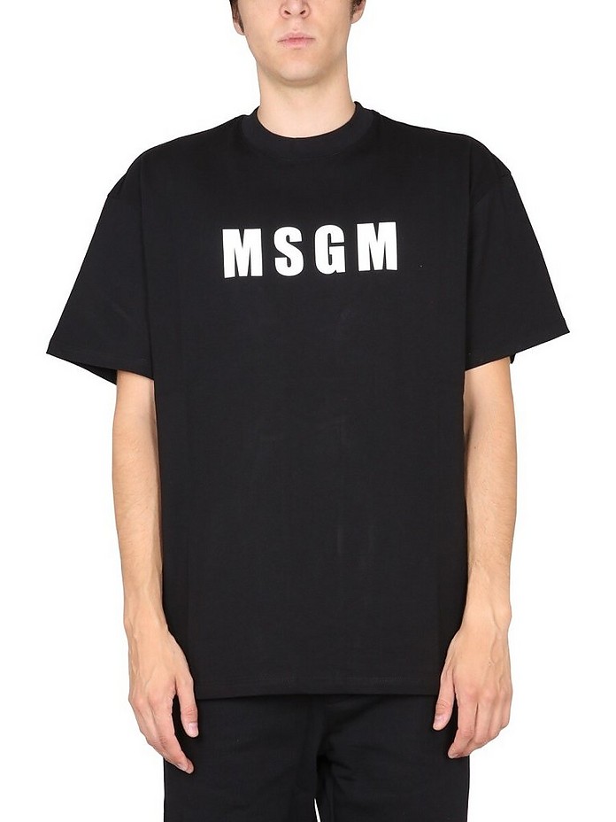 T-Shirt In Cotone - MSGM