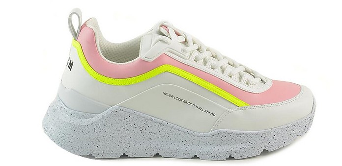 Women's White / Pink Shoes - MSGM