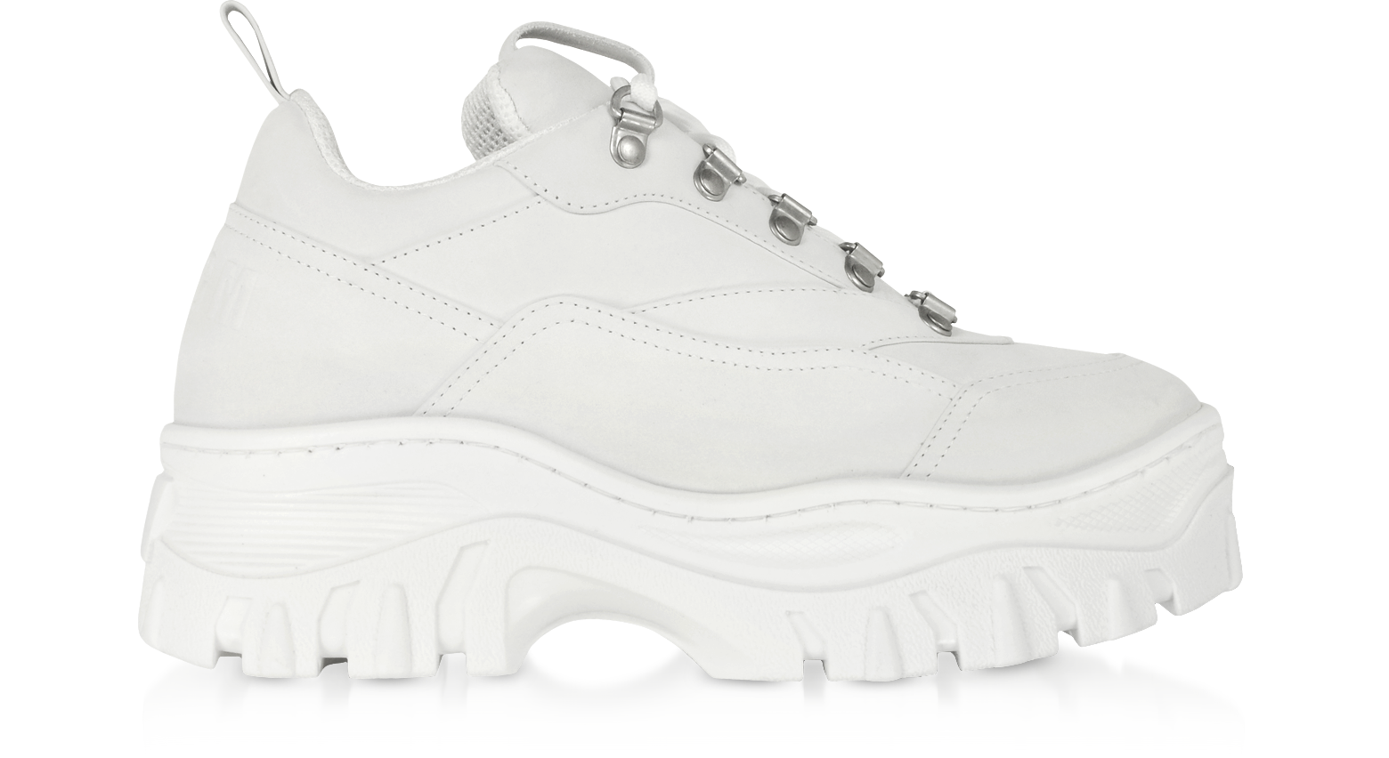 MSGM White Tractor Sneakers 35 IT (5 US | 2 UK | 36 FR) at FORZIERI