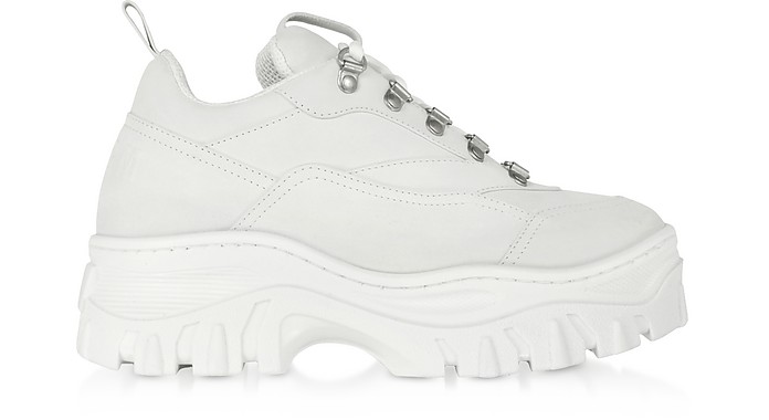 White Tractor Sneakers - MSGM / GGXW[G