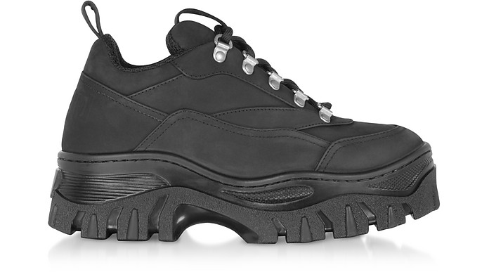 Black Tractor Sneakers - MSGM / GGXW[G