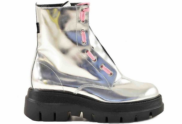 Women's Silver Booties - MSGM