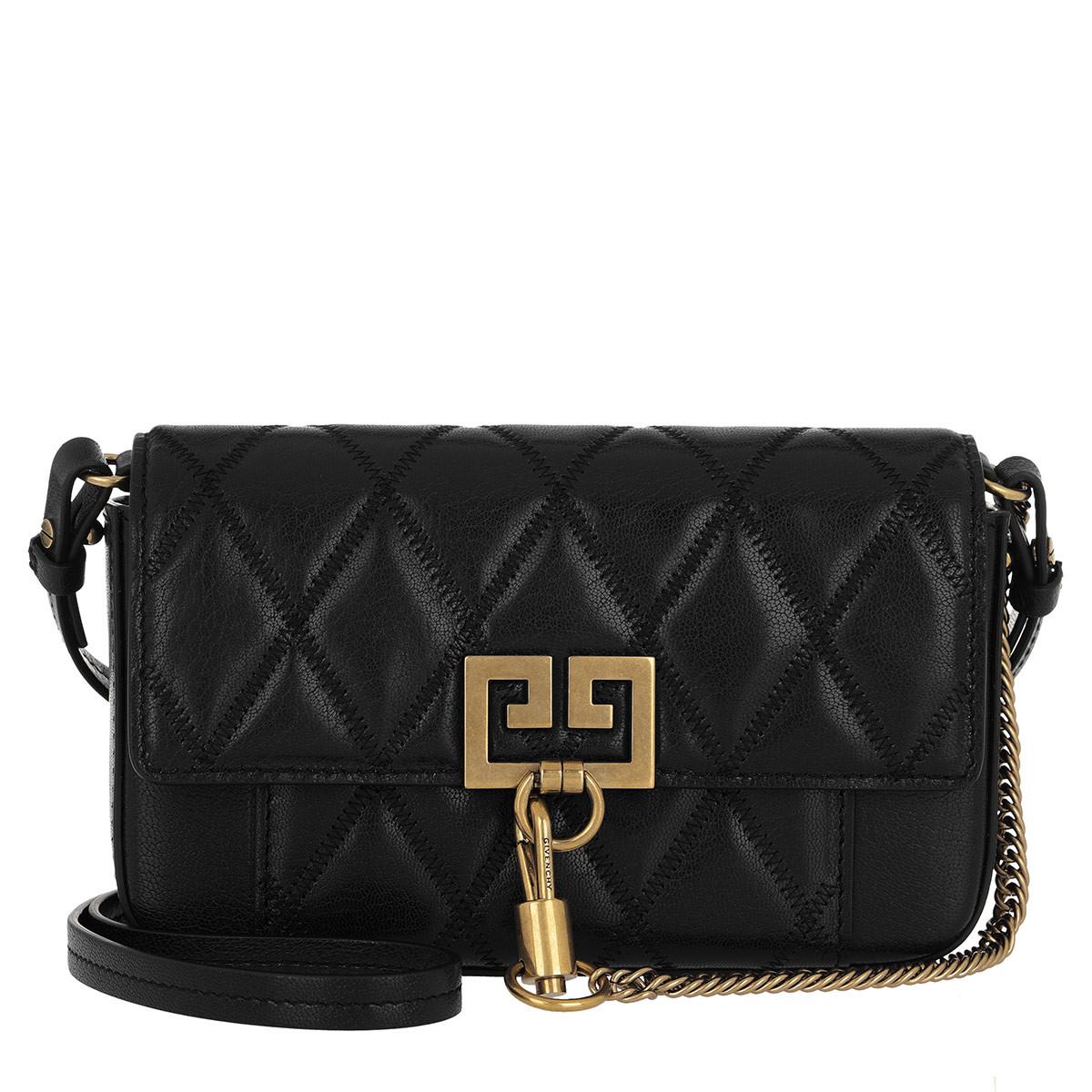 Givenchy Black Mini Pocket Bag at FORZIERI