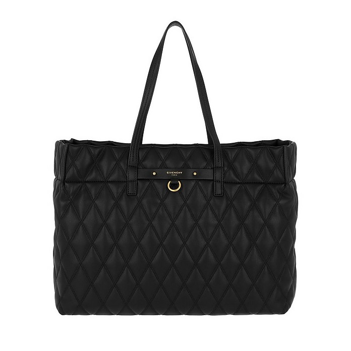 Duo LLG Shopping Bag Leather Black - Givenchy