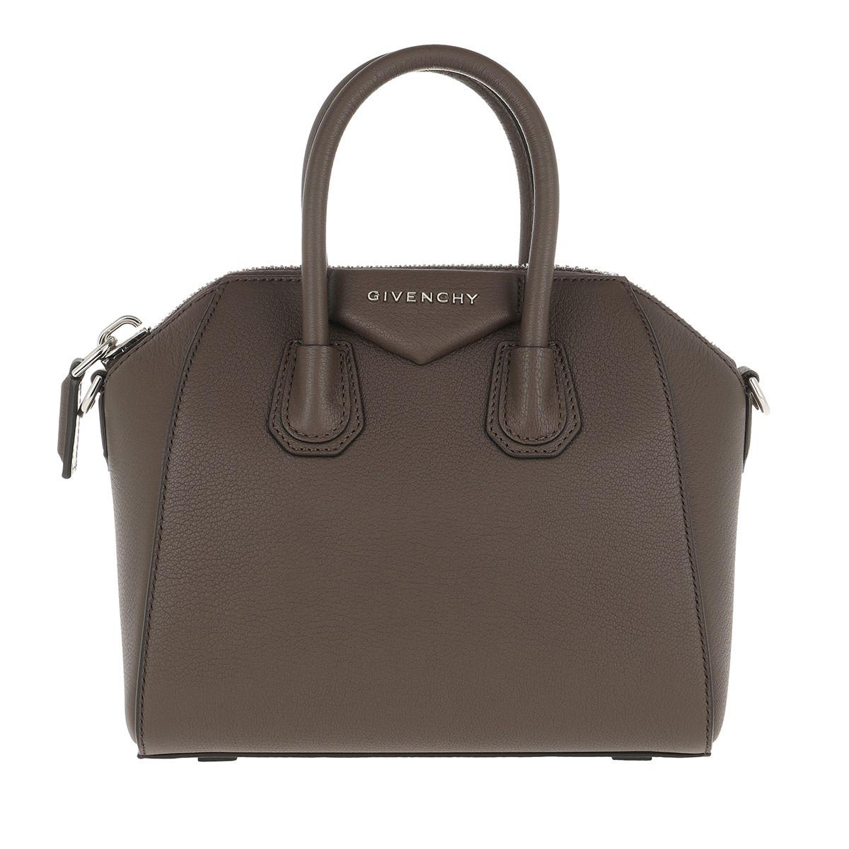 Antigona Mini Bag Heather Grey Givenchy 