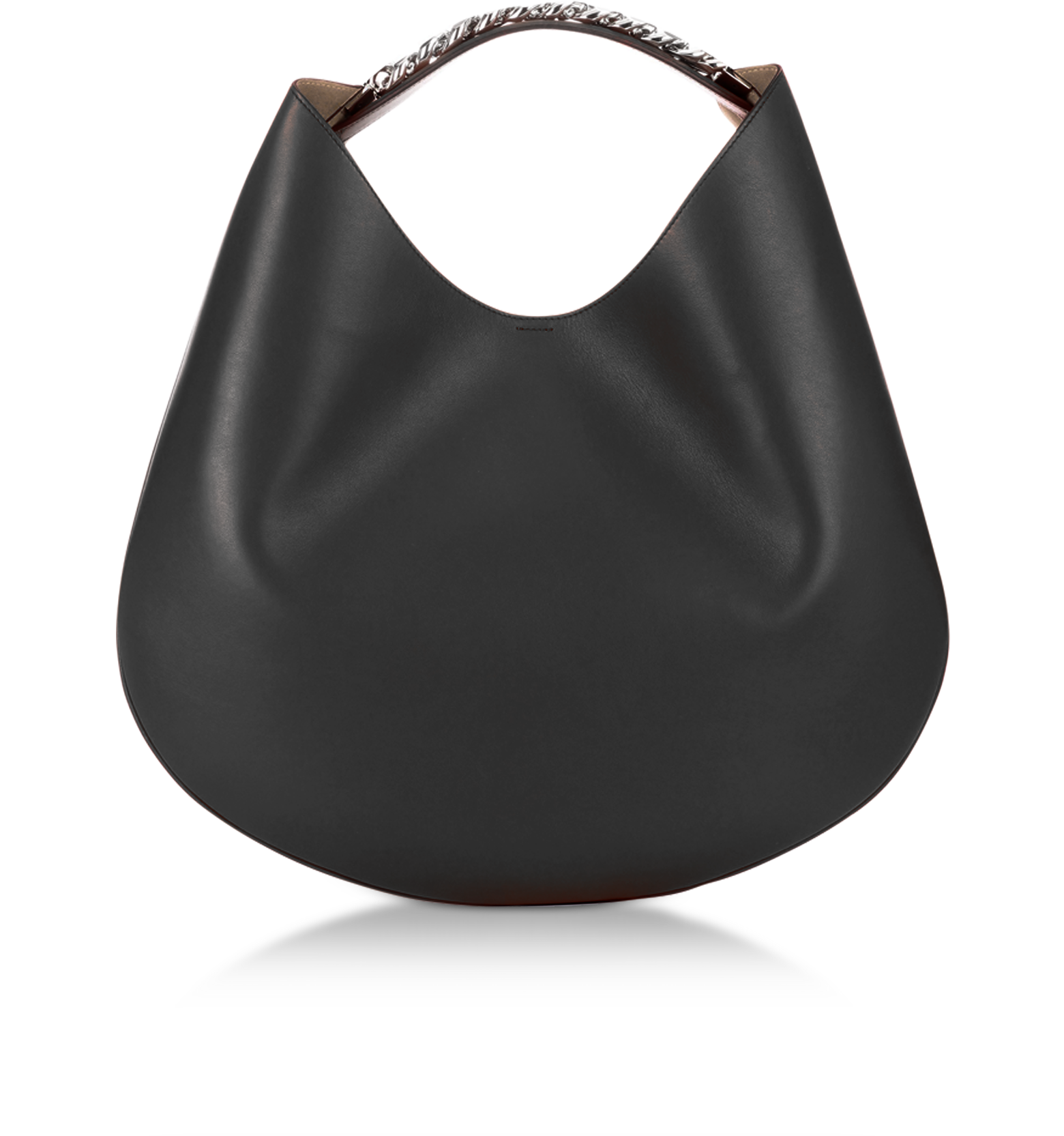 Small Infinity Leather Hobo Bag 