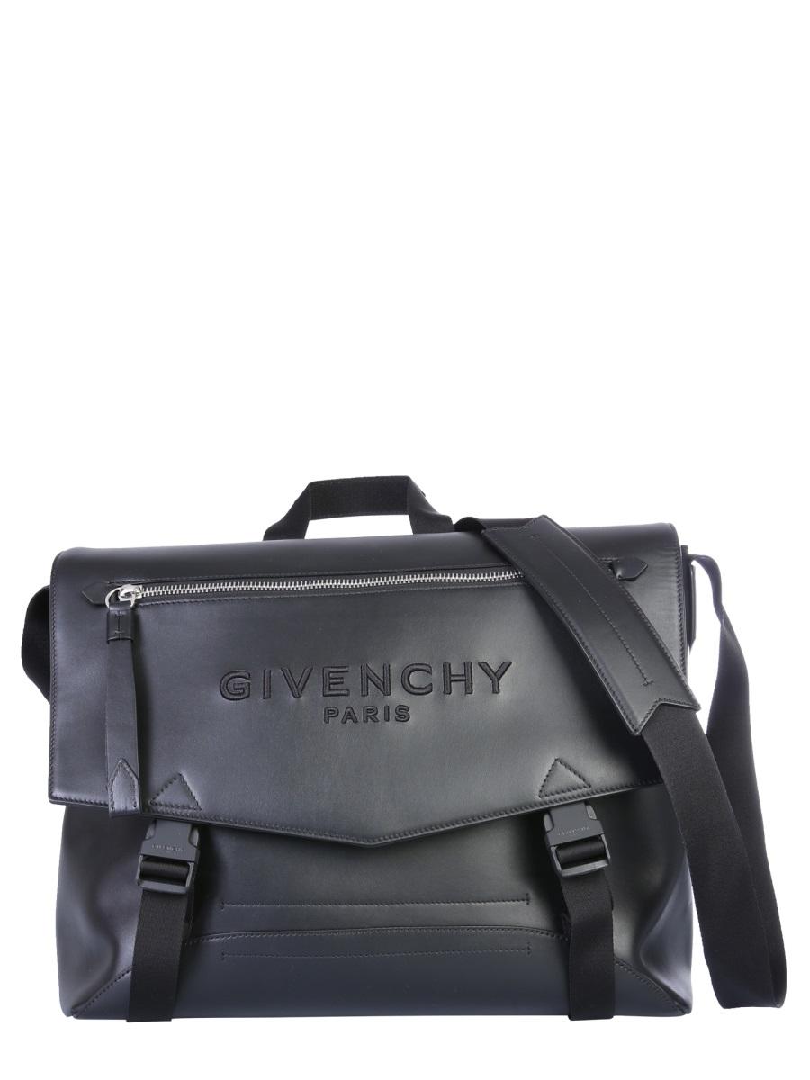 Givenchy Messenger Downtown Bag In Nero