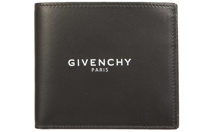 Black Signature Men's Bifold Wallet - Givenchy