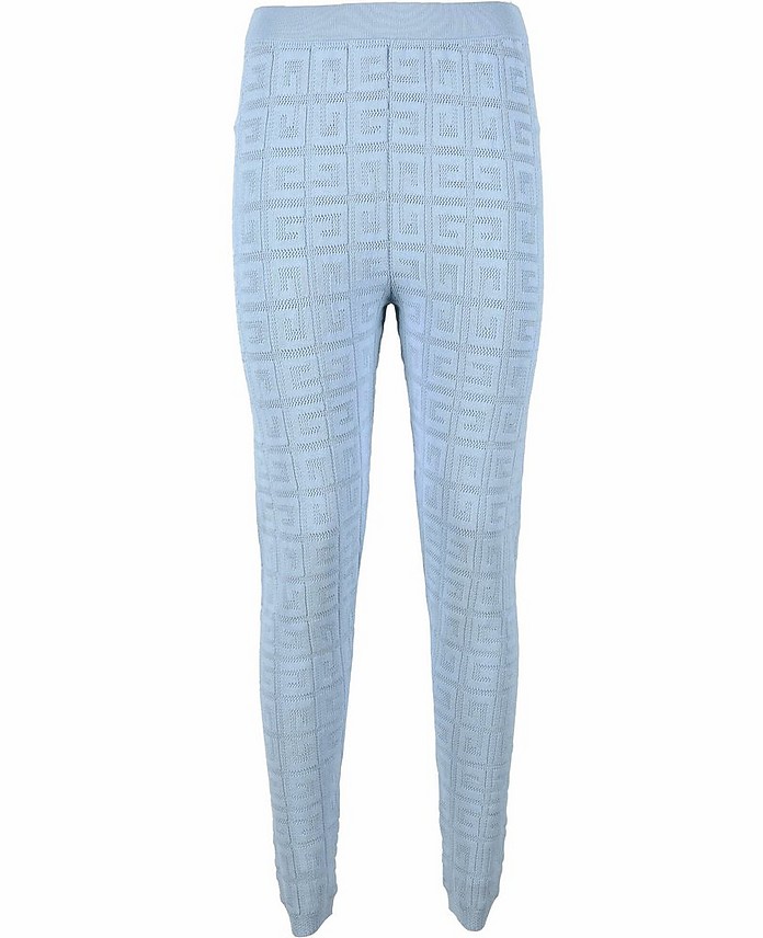 Givenchy Women's Sky Blue Leggings M at FORZIERI Canada