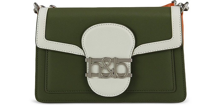 Ely Multicolor Small Flap Leather Bag - Harmont & Blaine