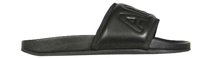 Leather Slide Sandals - Ambush