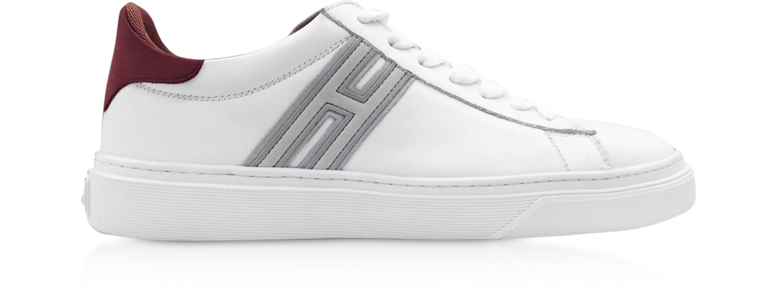 Sneakers da Uomo H340 in Pelle Bianco Ottico e Nabuk Hogan 5 (39 EU) su  FORZIERI