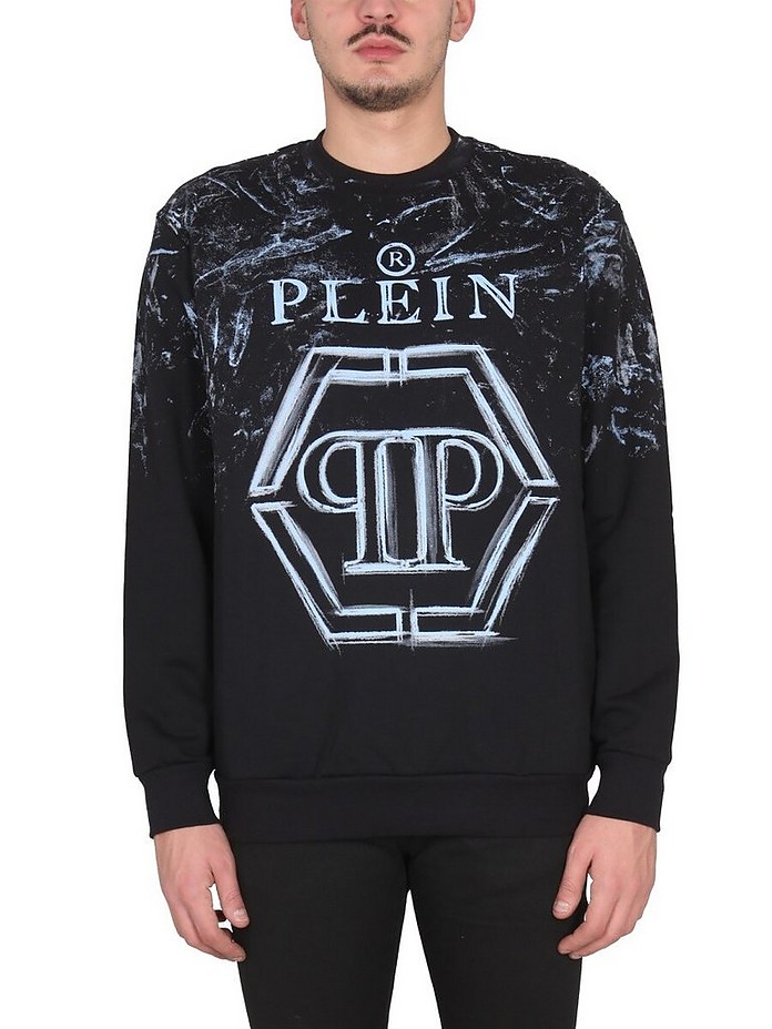 Philipp Plein Sweatshirt With Logo Print S at FORZIERI