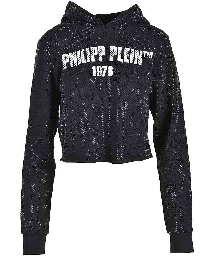 Women's Black Sweatshirt - Philipp Plein 