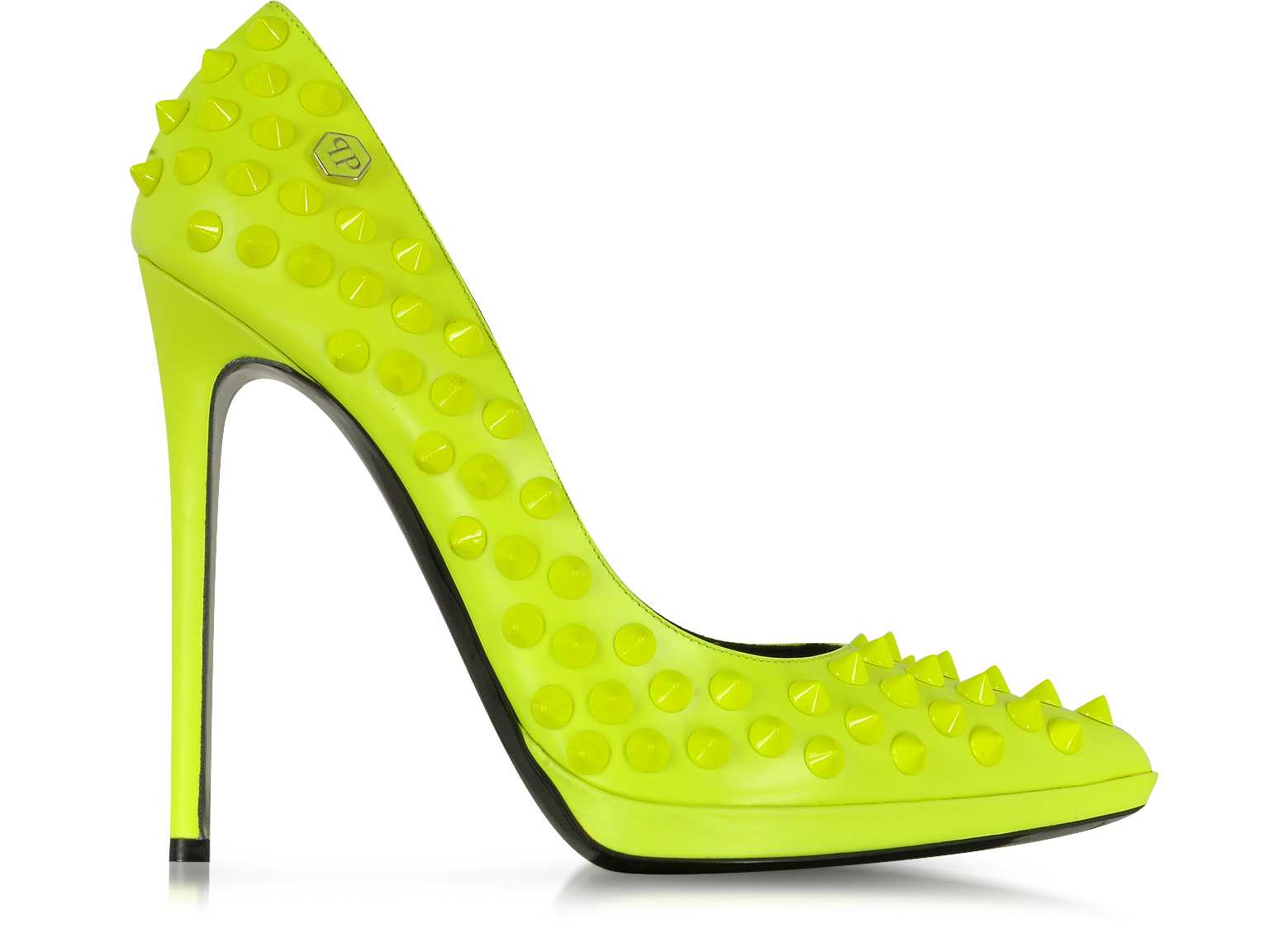 neon color high heels