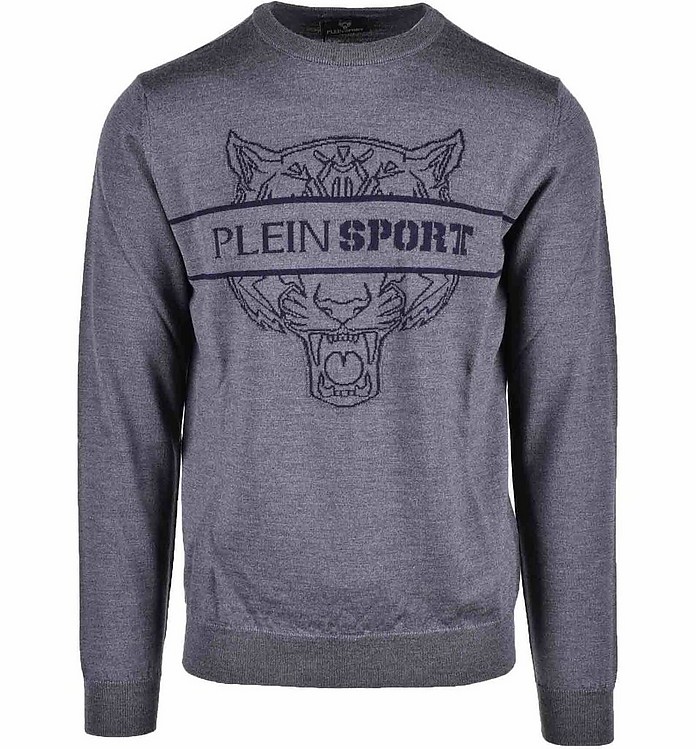 Men's Gray Sweater - Philipp Plein 